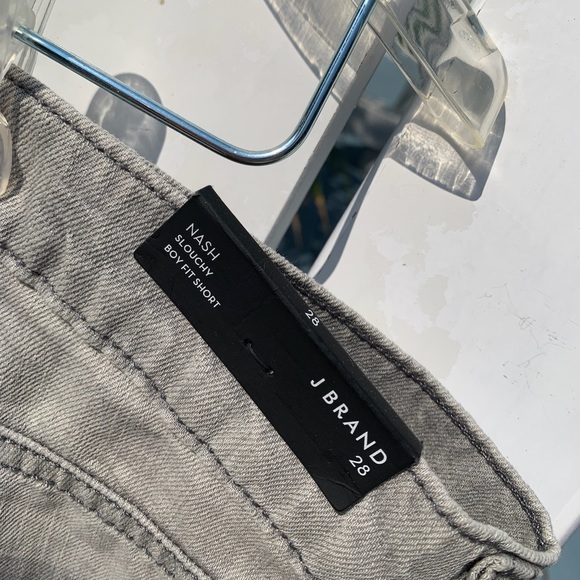 NWT J Brand cut off shorts light grey size 28 - Picture 4 of 9